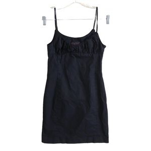 Ralph Lauren Scrunched Thin Strap Black Dress 4